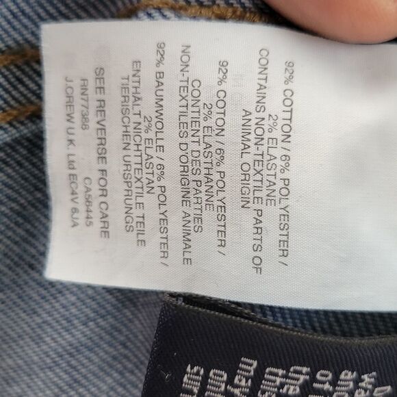 Madewell 10" High Rise Skinny Raw Hem Jeans 28 - Picture 5 of 5